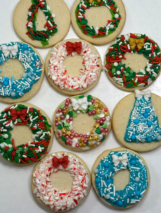 Holiday Wreath Cookie Kit